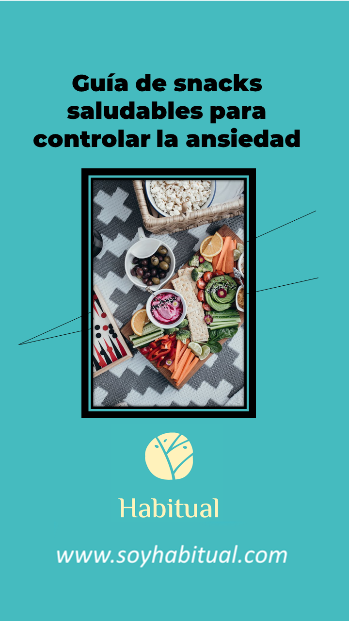 Guía de snacks saludables para controlar la ansiedad