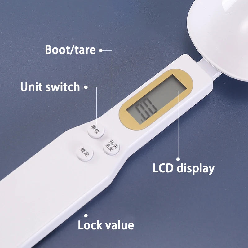 Cuchara Digital Gastronómica de Precisión - Medición Exacta hasta 500g con Pantalla LCD