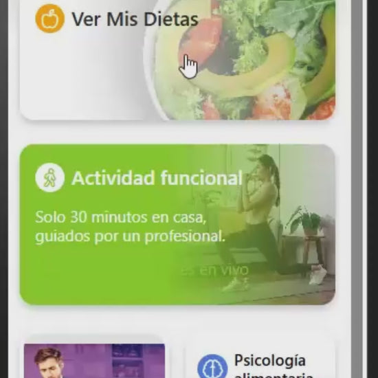 App de seguimiento nutricional incluida en el Plan Nutrición de Habitual